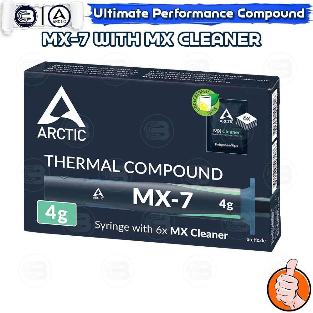 [CoolBlasterThai] ARCTIC MX-7 4g. Bundle Set with 6x MX-Cleaner (ซิลิโคนนำความร้อน)