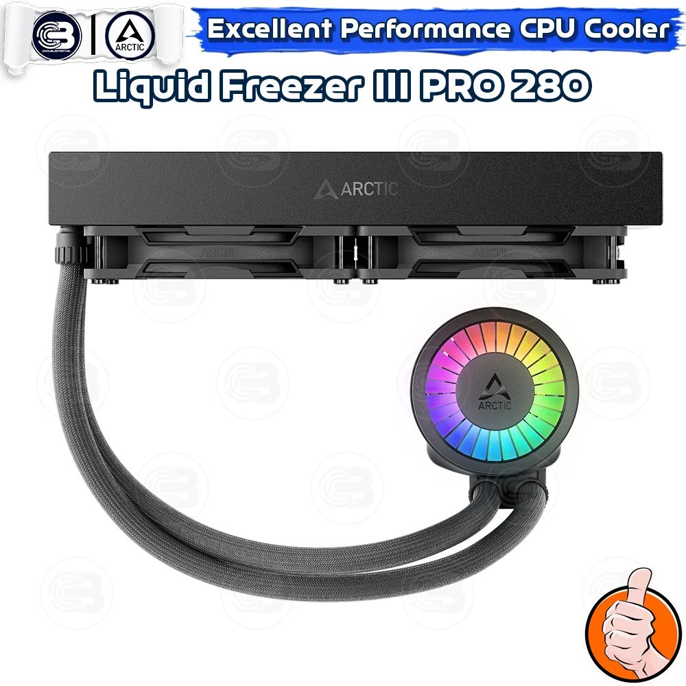 [CoolBlasterThai] ARCTIC Liquid Freezer III PRO 280 A-RGB Black (All-In-One CPU Water Cooler) (LGA1851/1700/AM5/AM4)