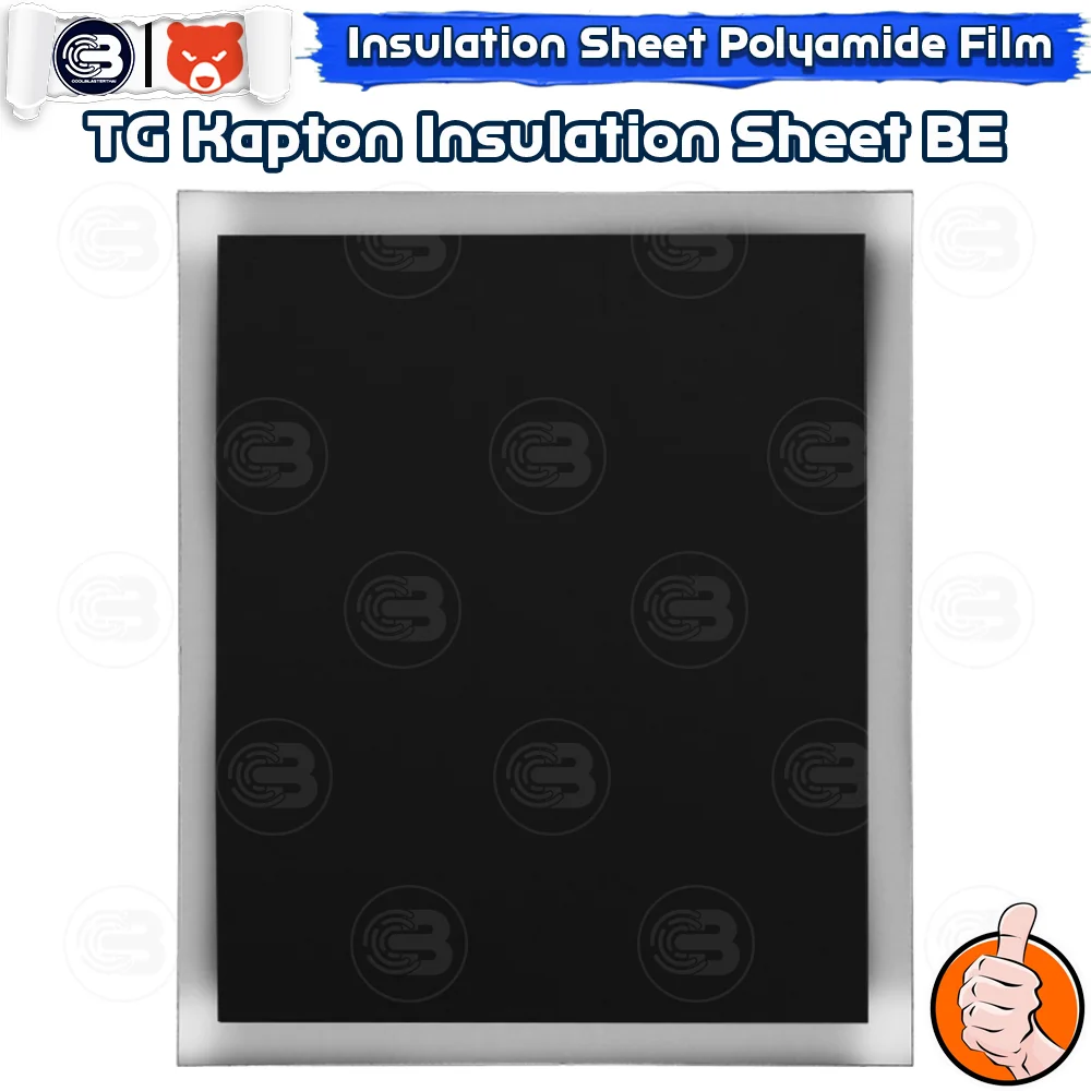 [CoolBlasterThai] THERMAL GRIZZLY KAPTON INSULATION SHEET BLACK EDITION Electrically Conductive Protection