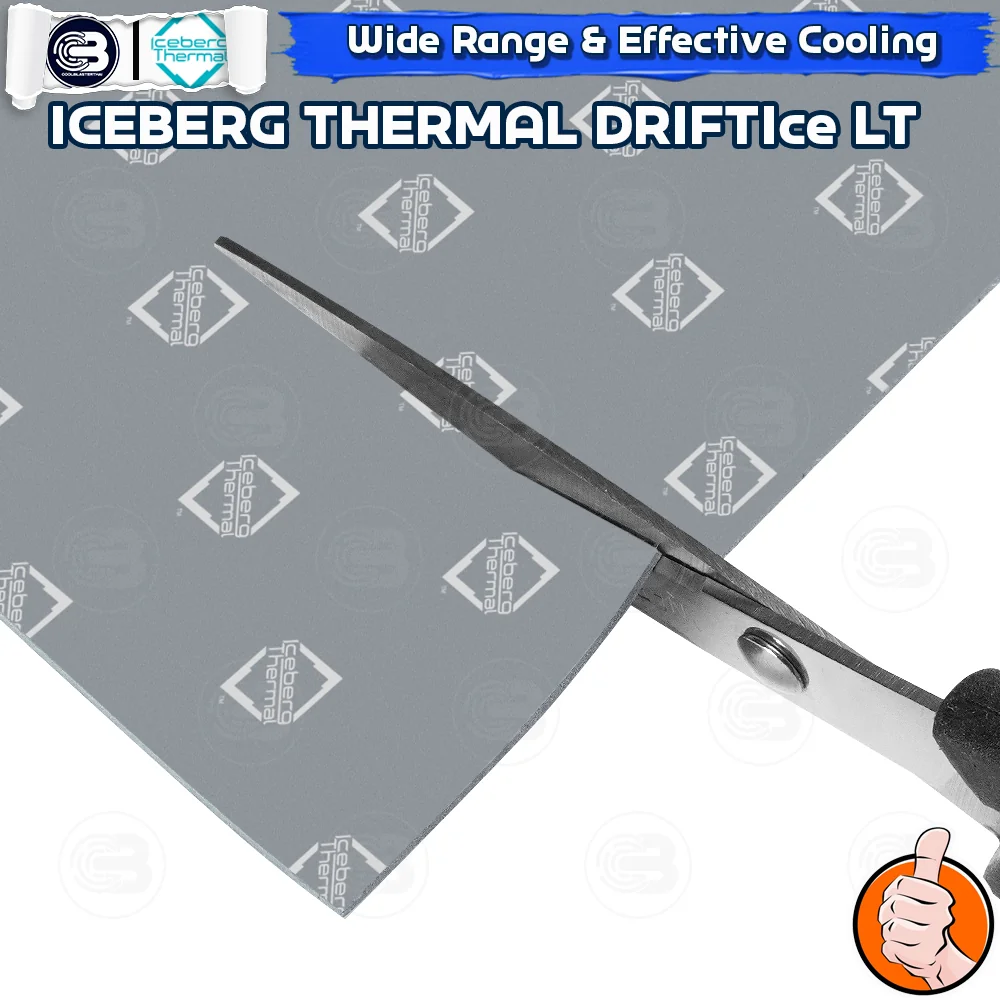 [CoolBlasterThai] ICEBERG THERMAL DRIFTIce LT Thermal Pad 145x145 mm./1.0 mm./11.8 W/mK