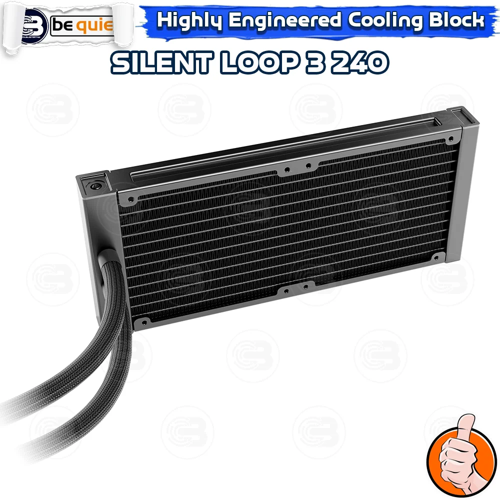 [CoolBlasterThai] Be Quiet Silent Loop 3 240 AIO Water Cooling CPU Cooler (AM5/LGA1851 Ready) (BW024) ประกัน 3 ปี