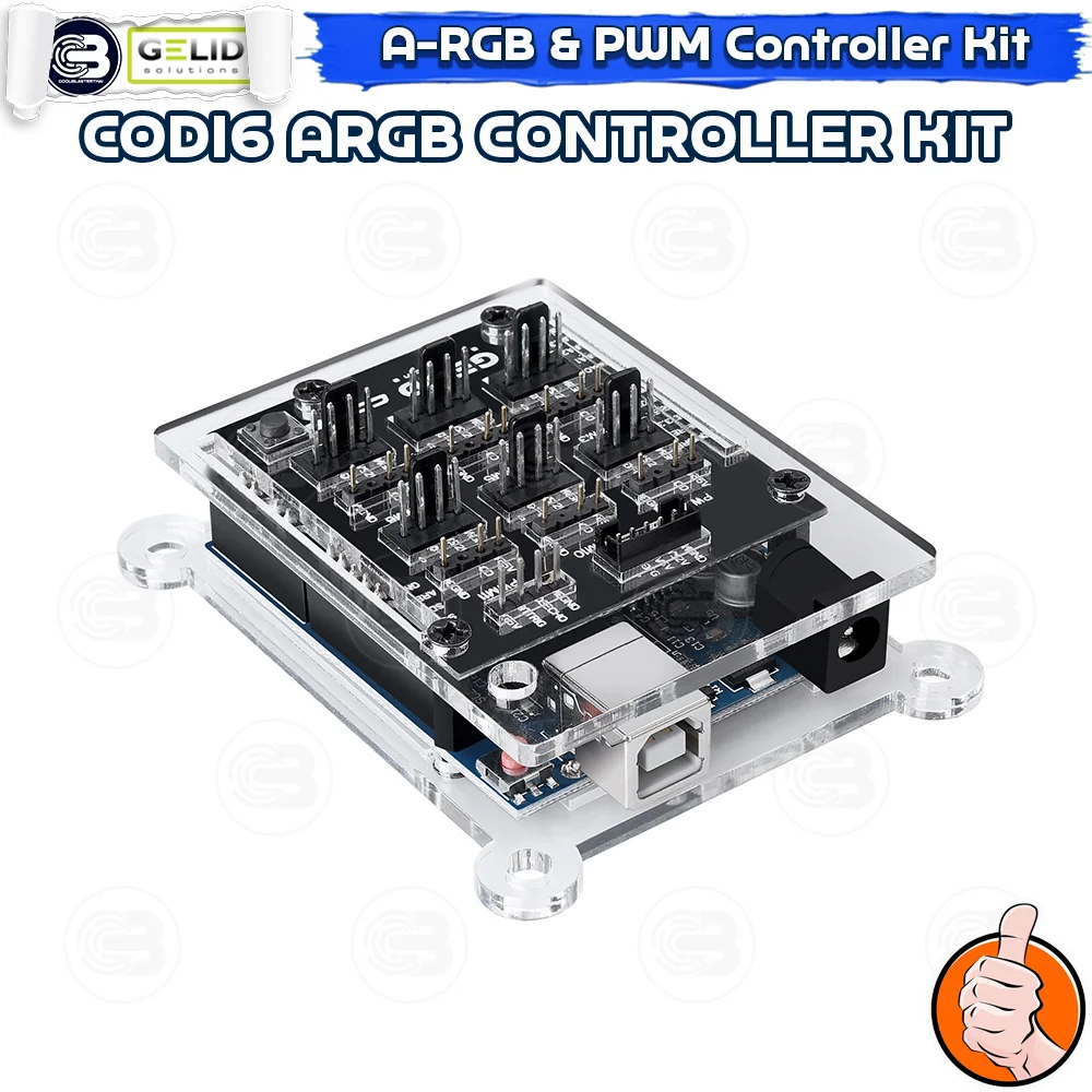 [CoolBlasterThai] GELID CODI6 A-RGB HUB+ PWM CONTROLLER HUB KIT