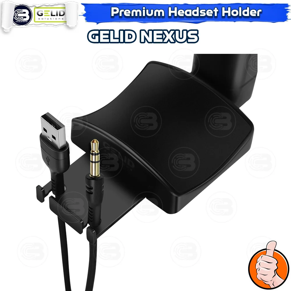 [CoolBlasterThai] GELID NEXUS PC Headset Holder With USB Hub and TF/SD