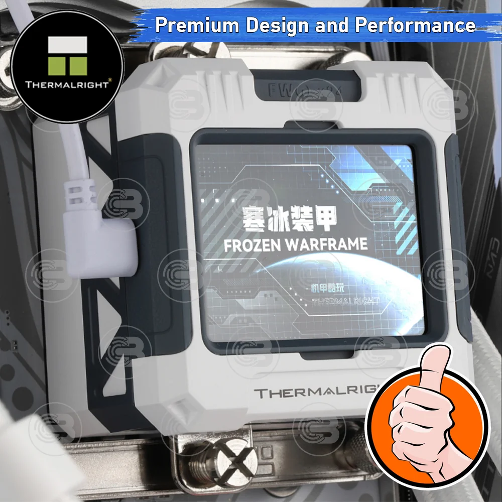 [CoolBlasterThai] Thermalright FROZEN WARFRAME 240 WHITE ARGB AIO Liquid CPU Cooler (AM5/LGA1851 Ready) ประกัน 5 ปี