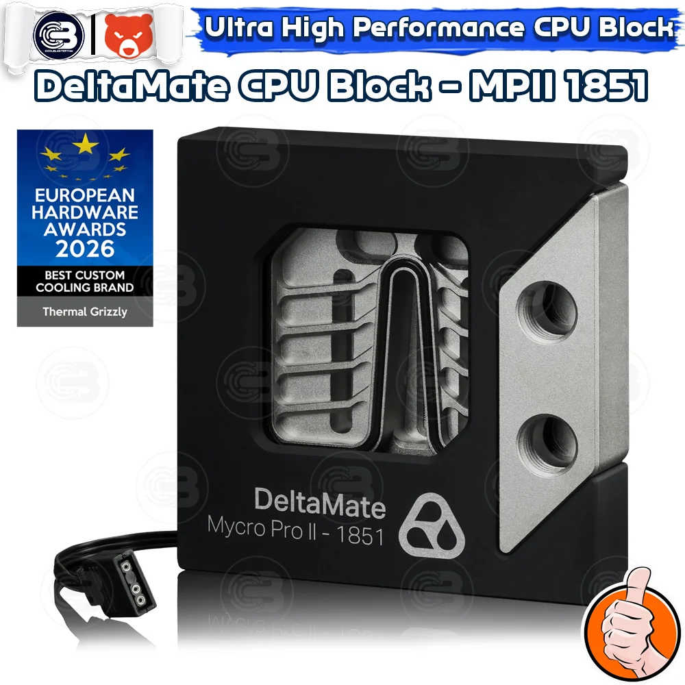 [CoolBlasterThai] THERMAL GRIZZLY DELTAMATE MPII-1851 CPU Block For Intel LGA1851/1700 socket CPU Water Block