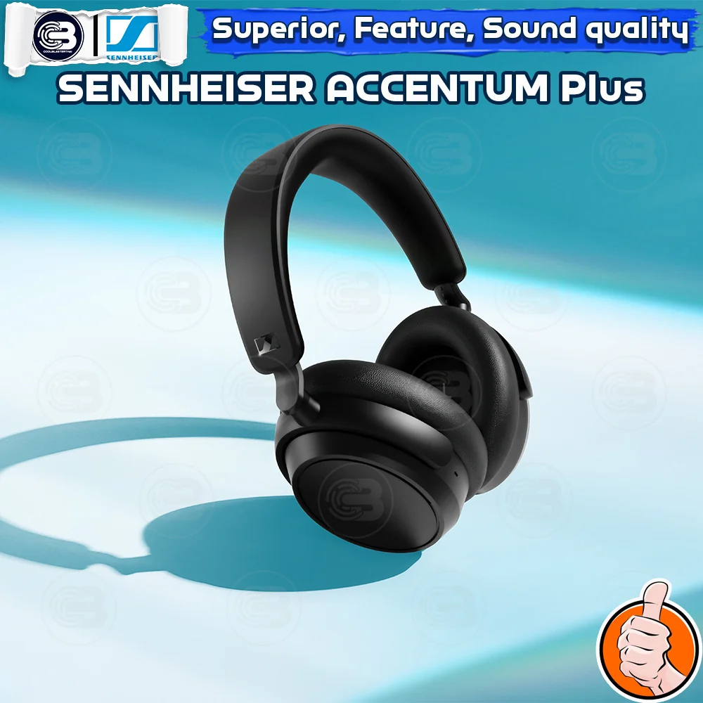 [CoolBlasterThai] SENNHEISER ACCENTUM Plus Wireless BLACK Around-the-ear Sound Quality With ANC