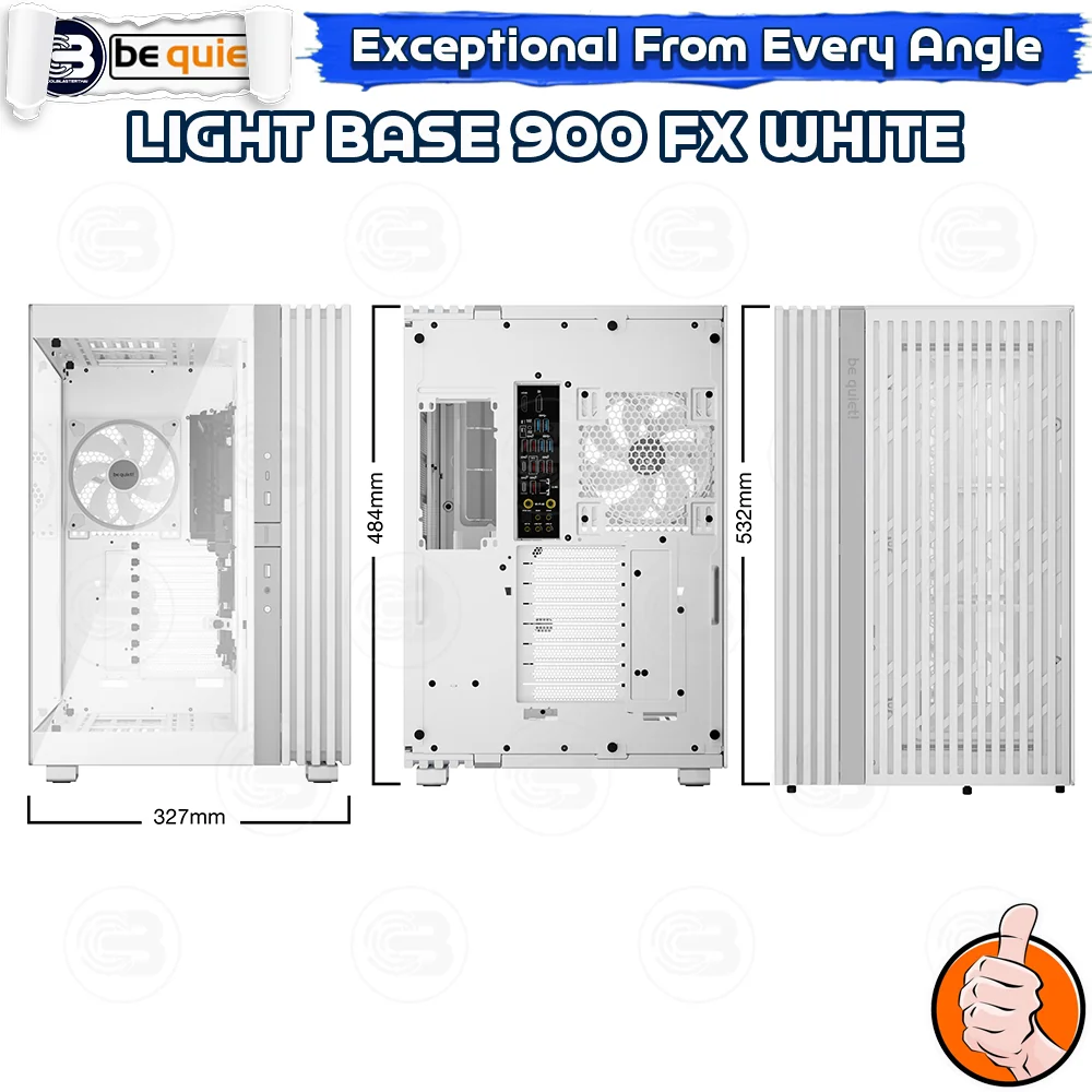 [CoolBlasterThai] Be Quiet LIGHT BASE 900 FX White PC Case (BGW72) ประกัน 3 ปี