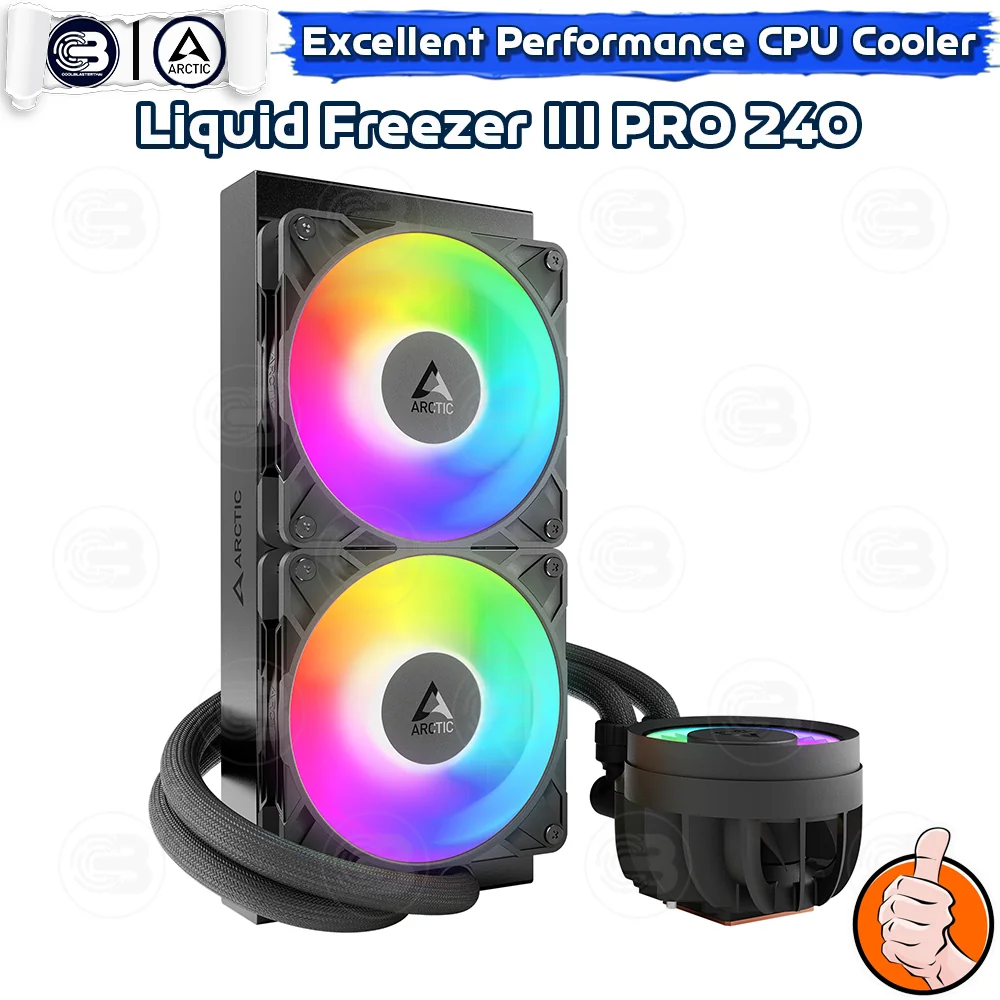 [CoolBlasterThai] ARCTIC LIQUID FREEZER III Pro 240 A-RGB Black (All-In-One CPU Water Cooler) (LGA1851/1700/AM5/AM4)