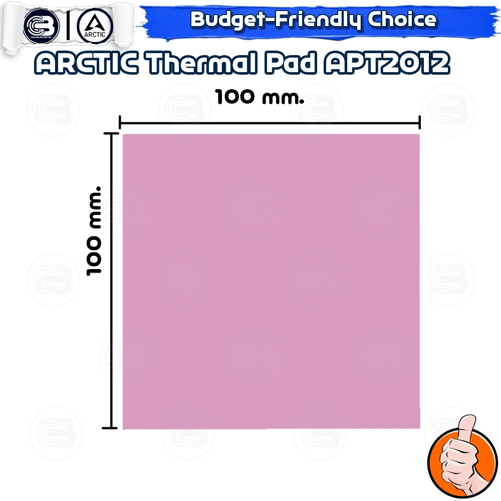 [CoolBlasterThai] ARCTIC Thermal Pad (Basic Pad) TP-1 (APT2012) Value Pack 4Pcs 100x100x1.0 mm. (ซิลิโคนนำความร้อน)