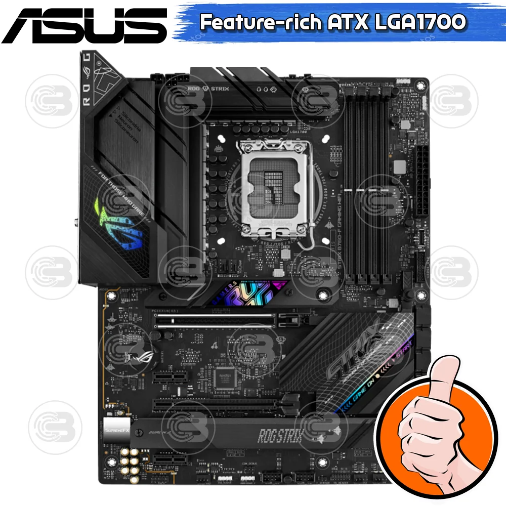 [CoolBlasterThai] ASUS MAINBOARD ROG STRIX B760-F GAMING WIFI SOCKET LGA1700 DDR5 M-ATX ประกัน 3 ปี