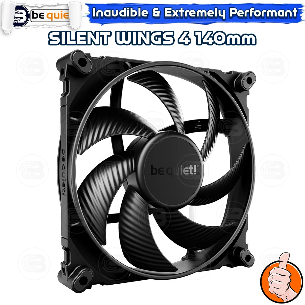 [CoolBlasterThai] Be Quiet Silent Wings 4 140mm PWM high-speed PC Fan Case (BL097) ประกัน 5 ปี