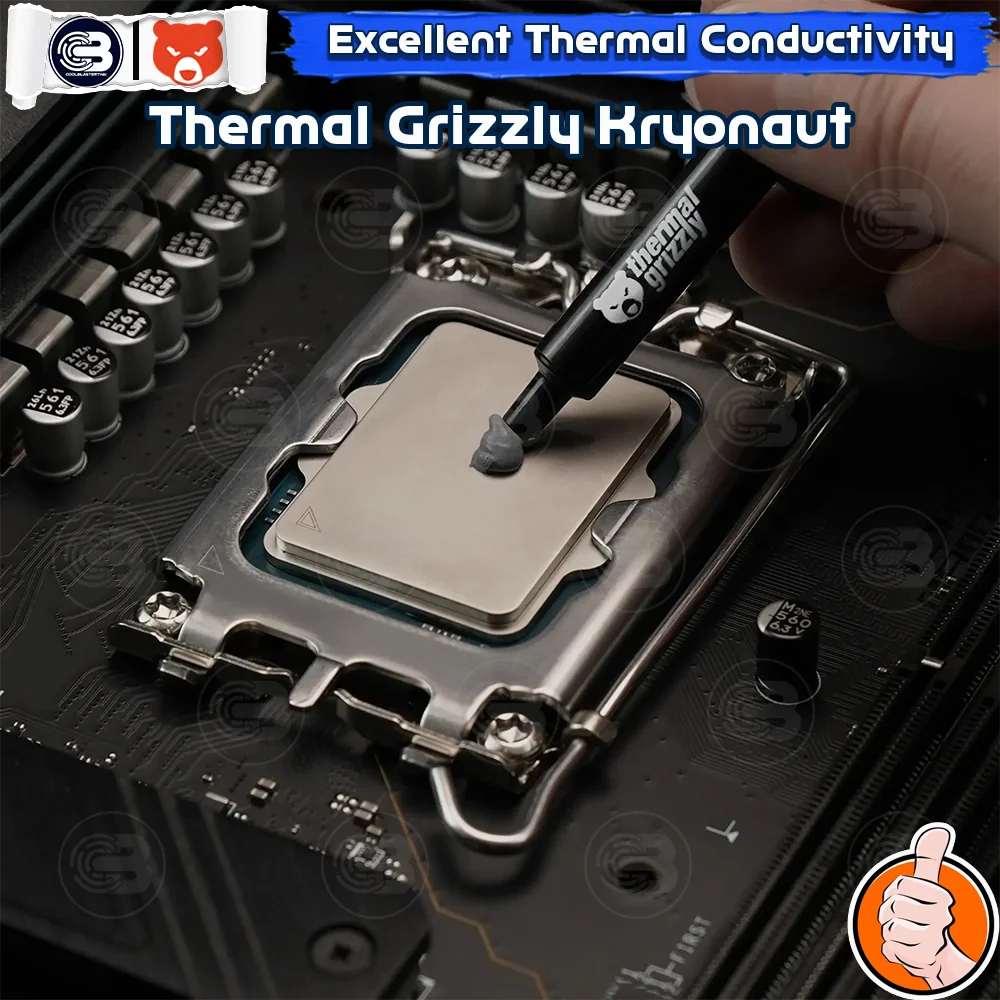 [CoolBlasterThai] THERMAL GRIZZLY KRYONAUT 1g.Thermal compound (ซิลิโคนนำความร้อน)