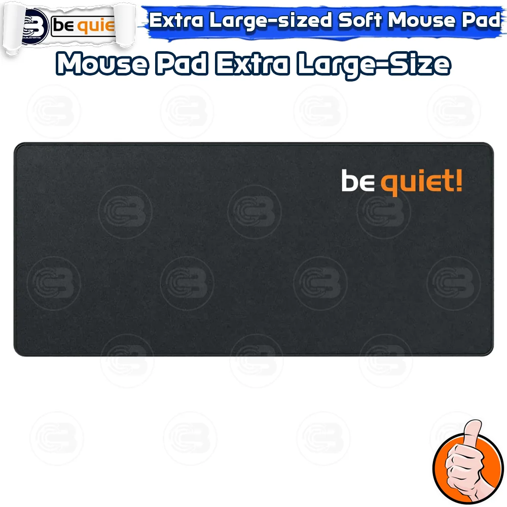 [CoolBlasterThai] Be Quiet Mouse Pad Extra Large (900x400mm) (แผ่นรองเมาส์)
