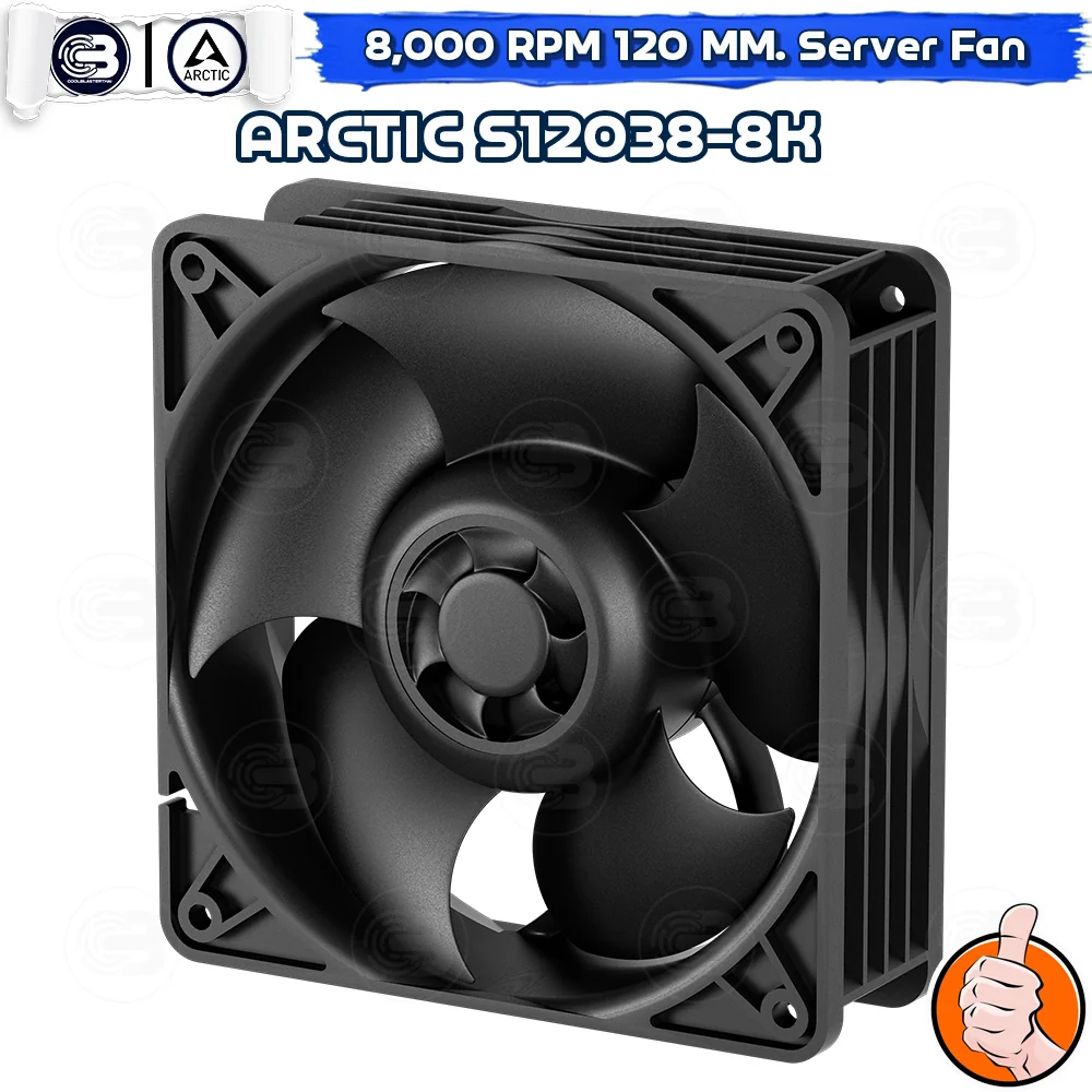 [CoolBlasterThai] ARCTIC S12038-8K 8000 RPM (size 120 mm.) PC Fan Case ประกัน 6 ปี
