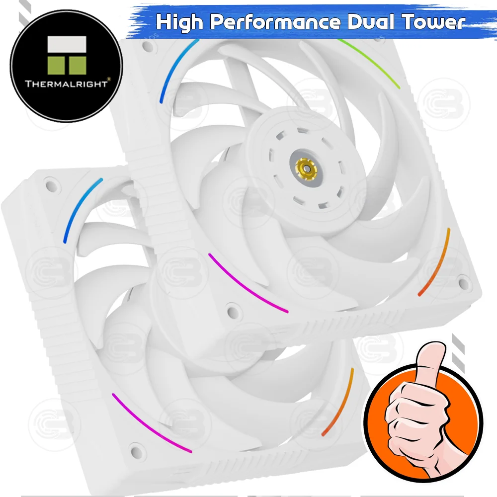 [CoolBlasterThai] Thermalright Phantom Spirit 120 DIGITAL SNOW CPU Heat Sink (AM5/LGA1851 Ready) (ชุดระบายความร้อน)