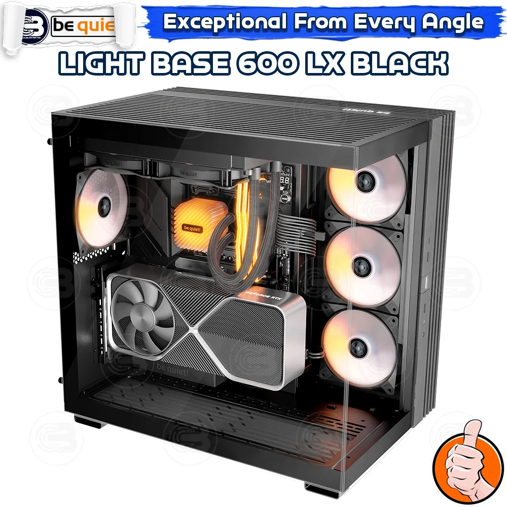 [CoolBlasterThai] Be Quiet LIGHT BASE 600 LX Black PC Case (BGW67) ประกัน 3 ปี