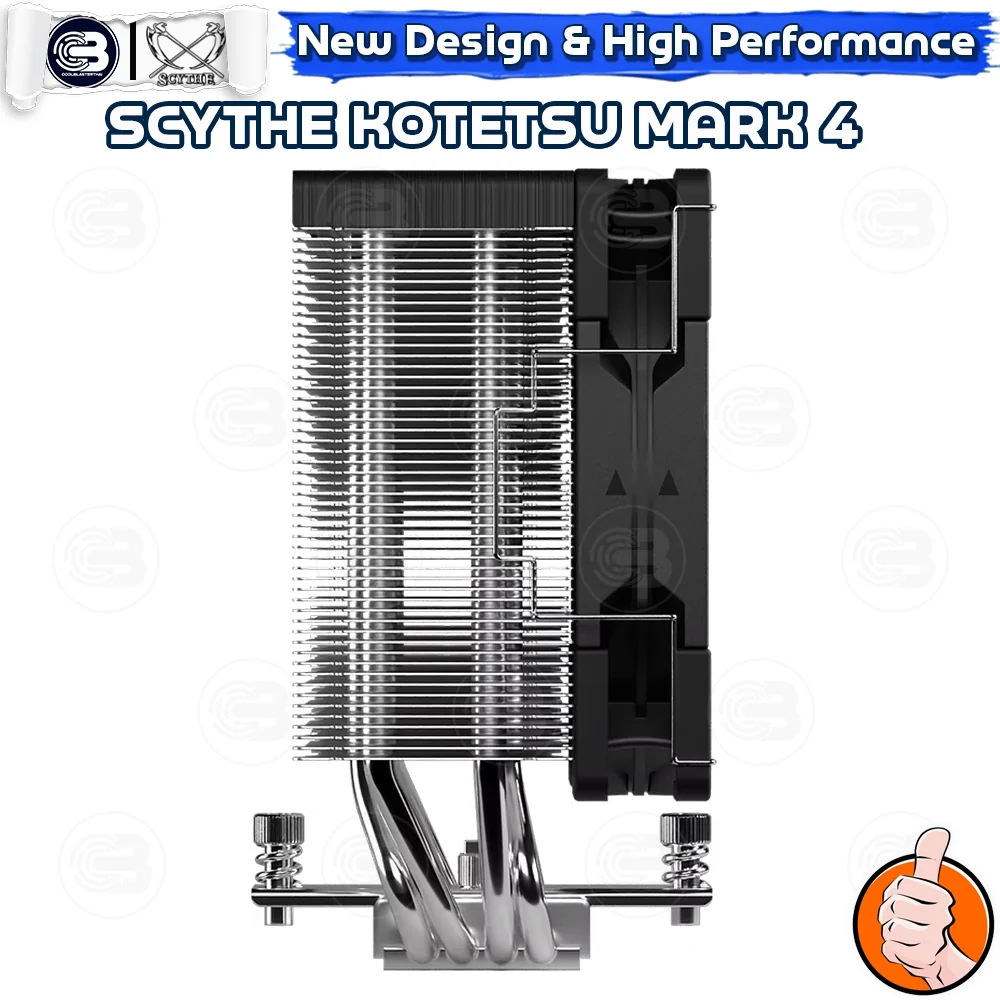 [CoolBlasterThai] SCYTHE KOTETSU MARK 4 CPU Cooler Single Tower 4 Heatpipes (AM5/LGA1851 Ready)