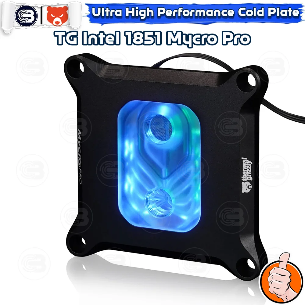 [CoolBlasterThai] THERMAL GRIZZLY INTEL 1851 MYCRO PRO For Intel LGA1851/1700 socket CPU Water Block (TG-MY-P-RGB-i1851)
