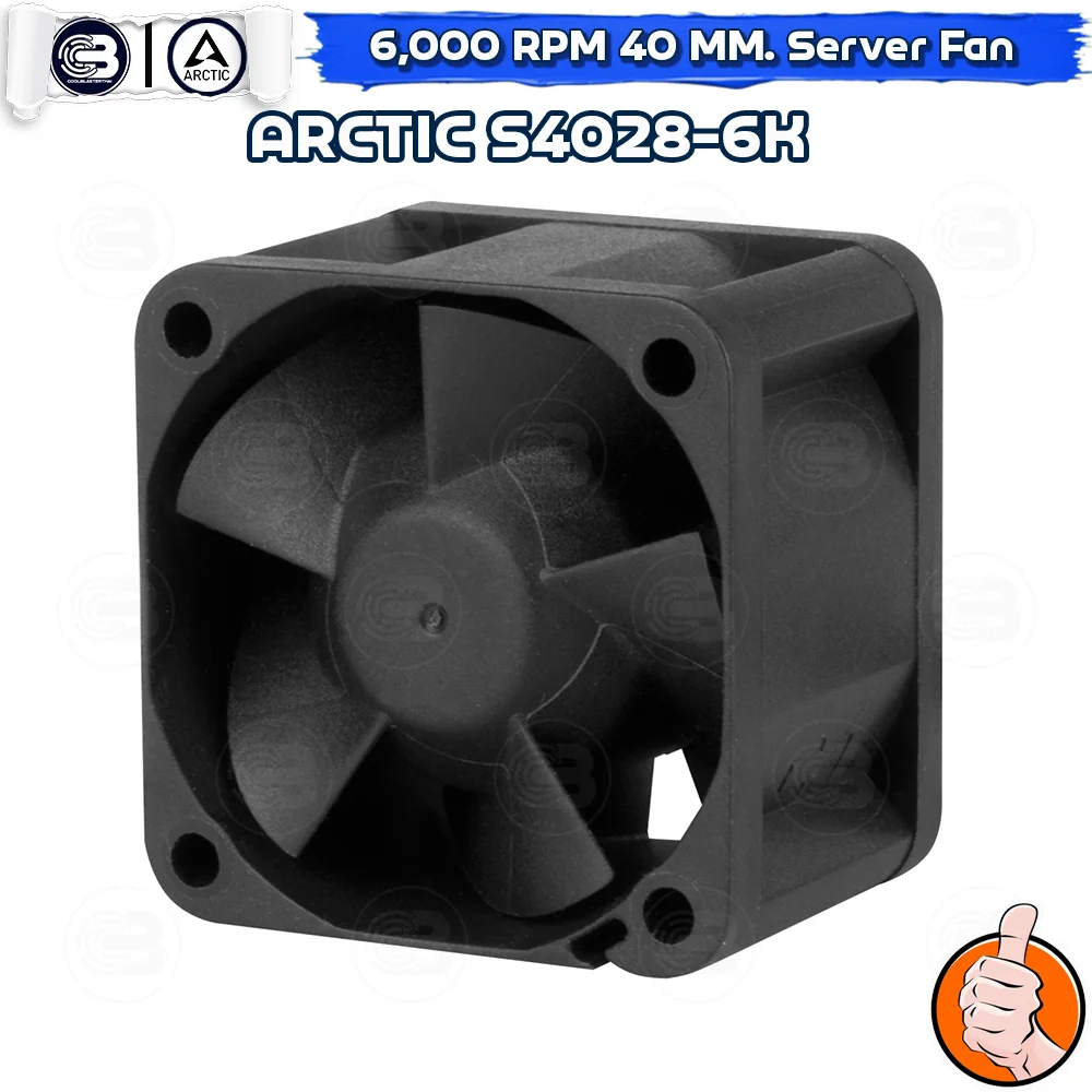 [CoolBlasterThai] ARCTIC S4028-6K 6000 RPM (size 40 mm.) Fan Case ประกัน 6 ปี