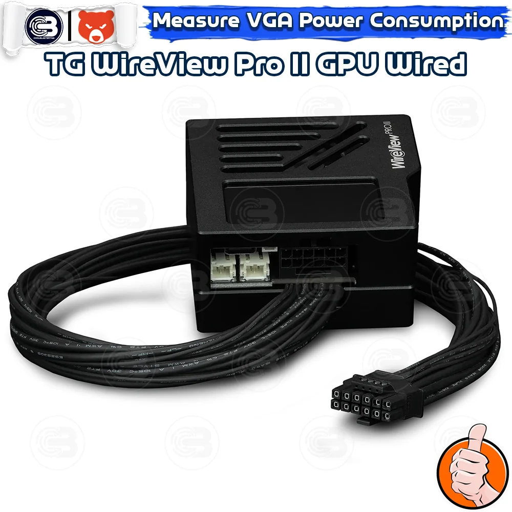 [CoolBlasterThai] THERMAL GRIZZLY WIREVIEW PRO II WIRED (TG-WV-P2-H19W) GPU Power Consumption TFT-IPS Display (จอแสดงข้อมูลการใช้พลังงาน)