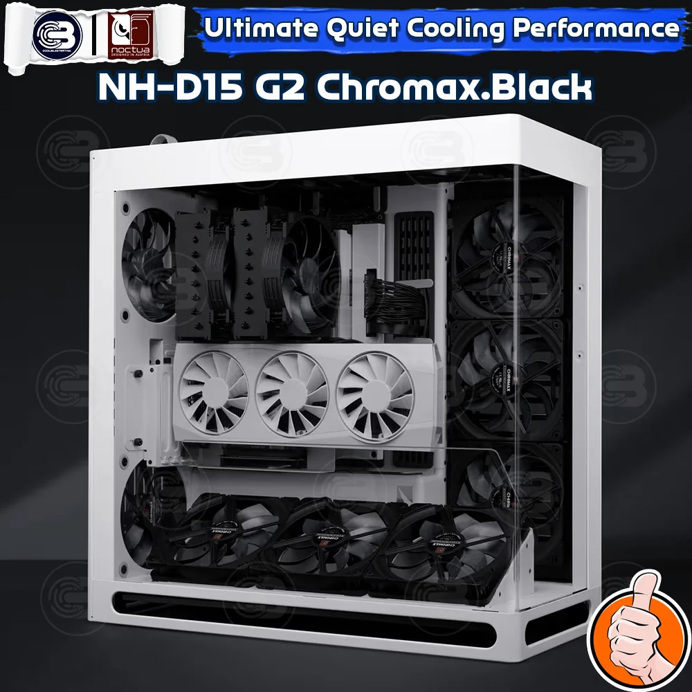 [CoolBlasterThai] NOCTUA NH-D15 G2 Chromax.Black Heat Sink CPU Cooler (AM5/ LGA1851 Ready) ประกัน 6 ปี