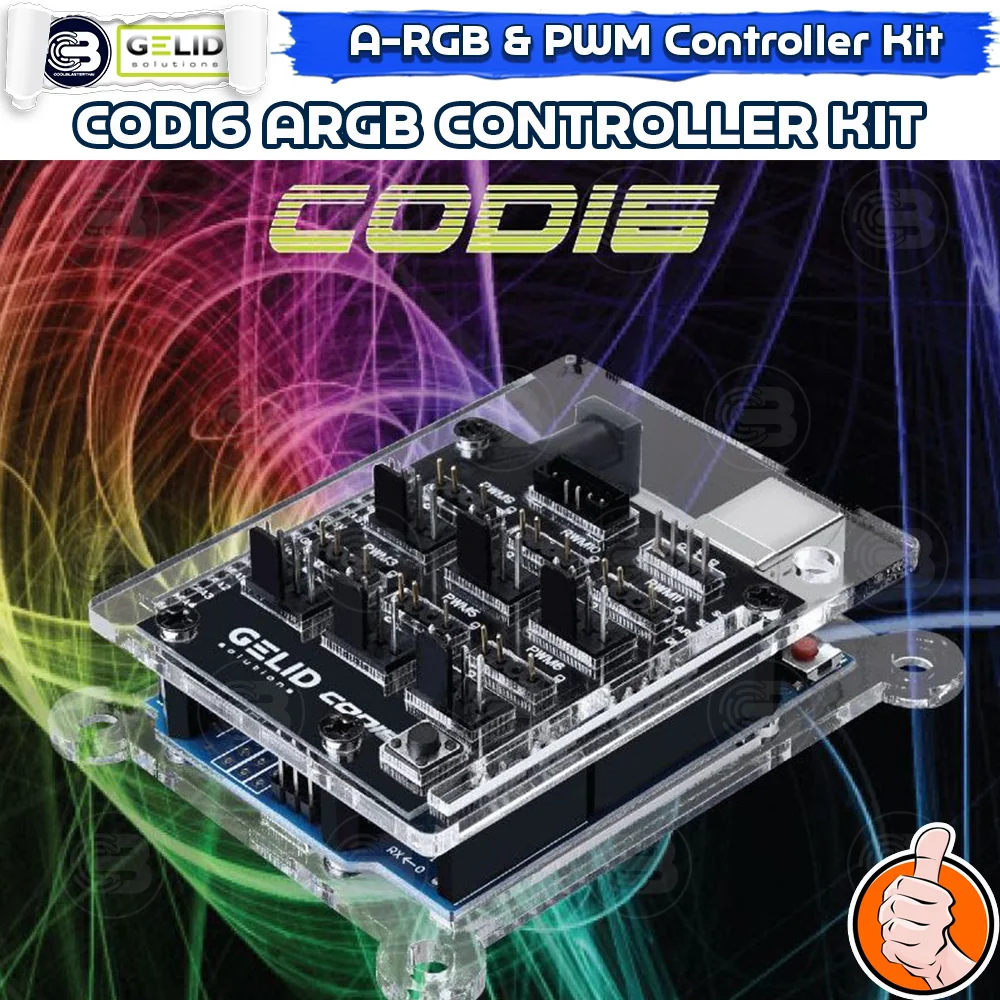 [CoolBlasterThai] GELID CODI6 A-RGB HUB+ PWM CONTROLLER HUB KIT