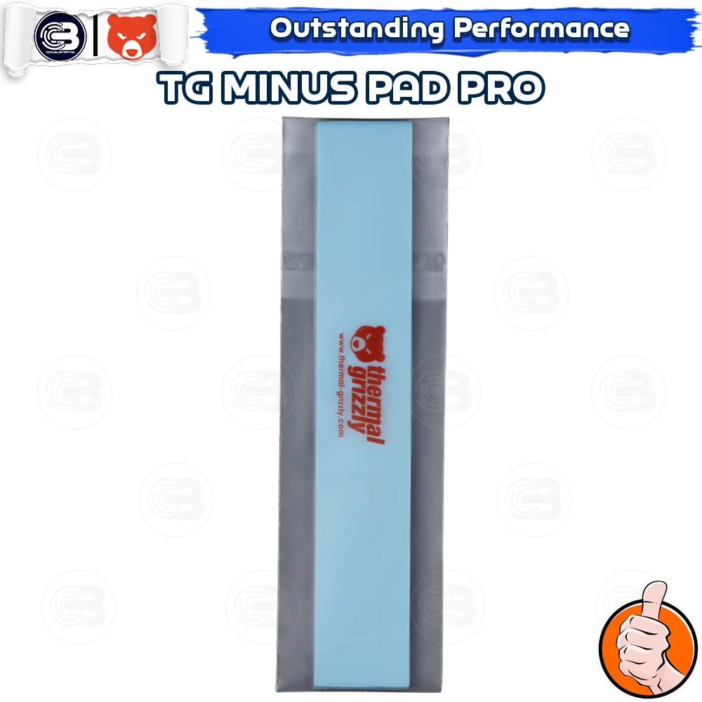 [CoolBlasterThai] THERMAL GRIZZLY MINUS PAD PRO Thermal Pad 2PCS- 120x20 /1.0 mm./>15 W/mK
