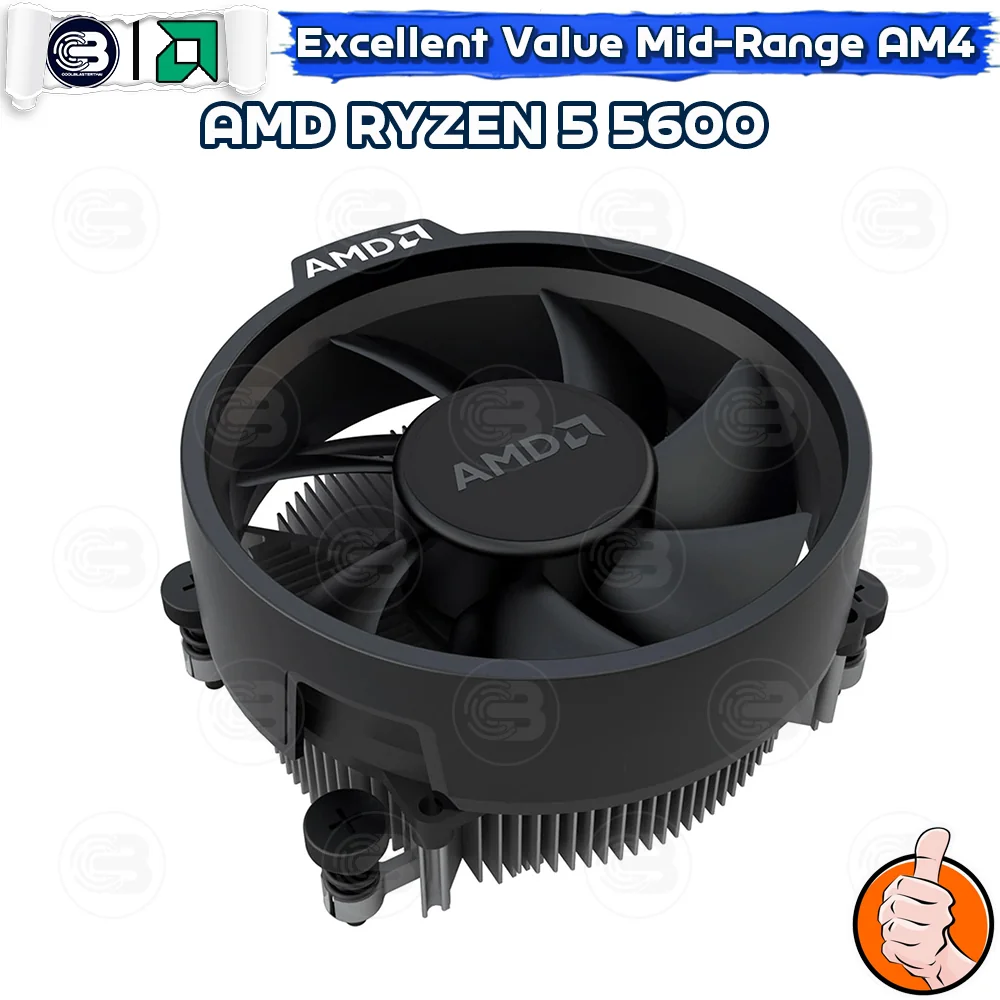[CoolBlasterThai] CPU AMD RYZEN 5 5600 6 CORE/12 THREAD (SOCKET AM4)