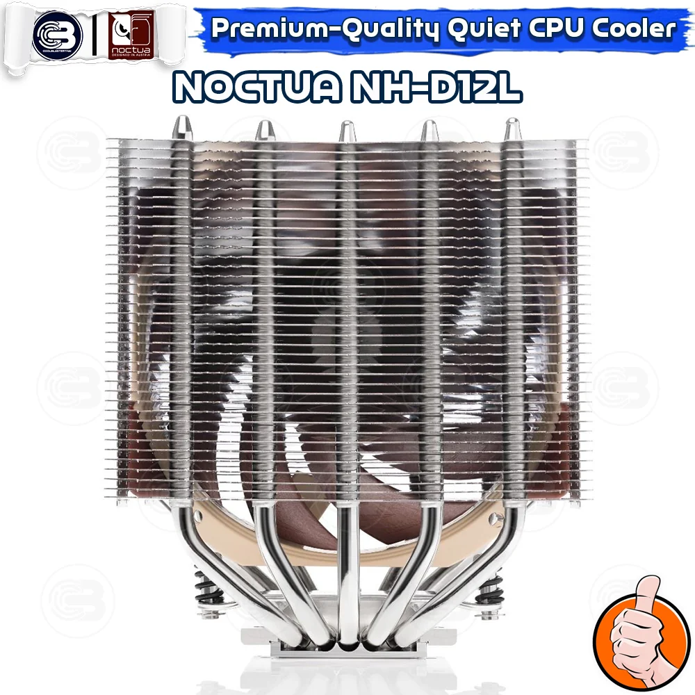 [CoolBlasterThai] NOCTUA NH-D12L Heat Sink CPU Cooler (AM5/LGA1851 Ready) ประกัน 6 ปี