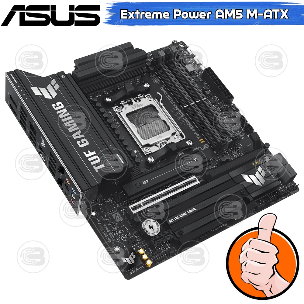 [CoolBlasterThai] ASUS MAINBOARD TUF GAMING B850M-PLUS WIFI AMD SOCKET AM5 DDR5 M-ATX ประกัน 3 ปี
