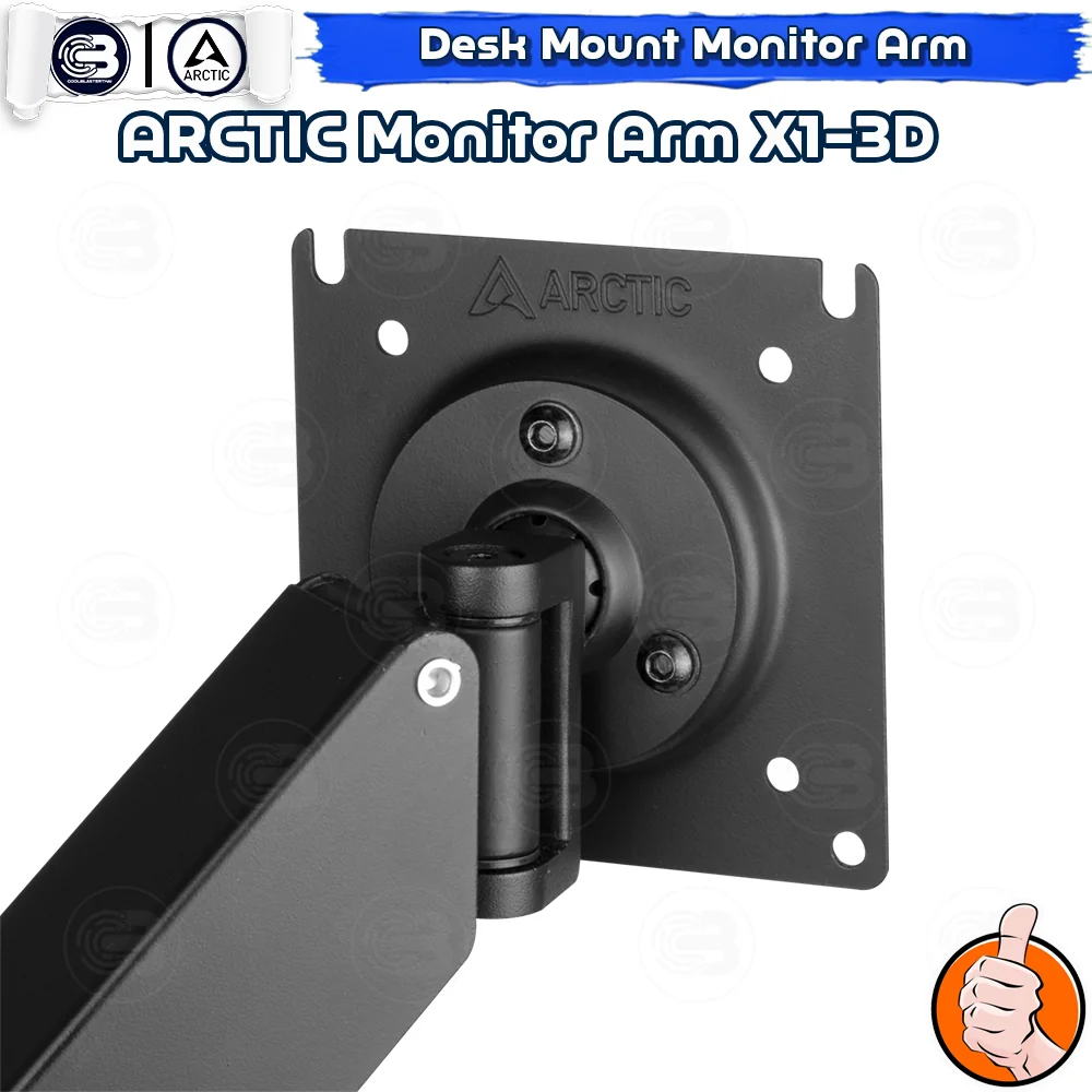[CoolBlasterThai] ARCTIC X1-3D Desk Mount Gas Spring Monitor Arm