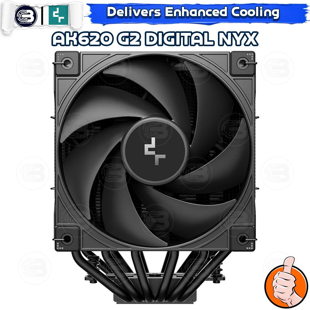 [CoolBlasterThai] DeepCool AK620 G2 Digital NYX Dual Tower CPU Cooler (LGA1851/AM5 Ready)