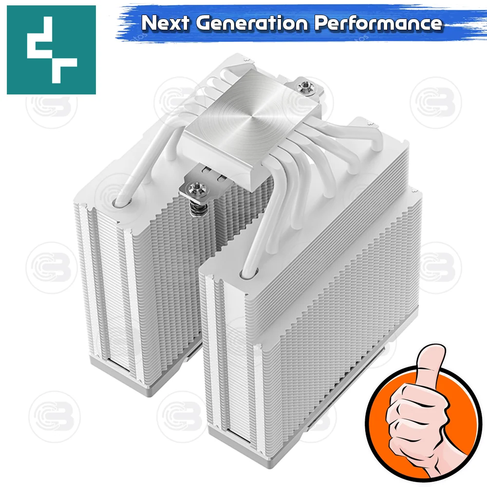 [CoolBlasterThai] DeepCool AK620 G2 WH Dual Tower CPU Cooler (LGA1851/AM5 Ready)