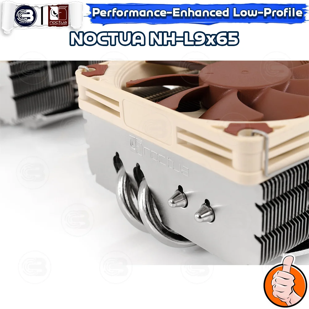 [CoolBlasterThai] NOCTUA NH-L9x65 Low-porfile Heat Sink CPU Cooler (AM5/LGA1851 Ready) ประกัน 6 ปี