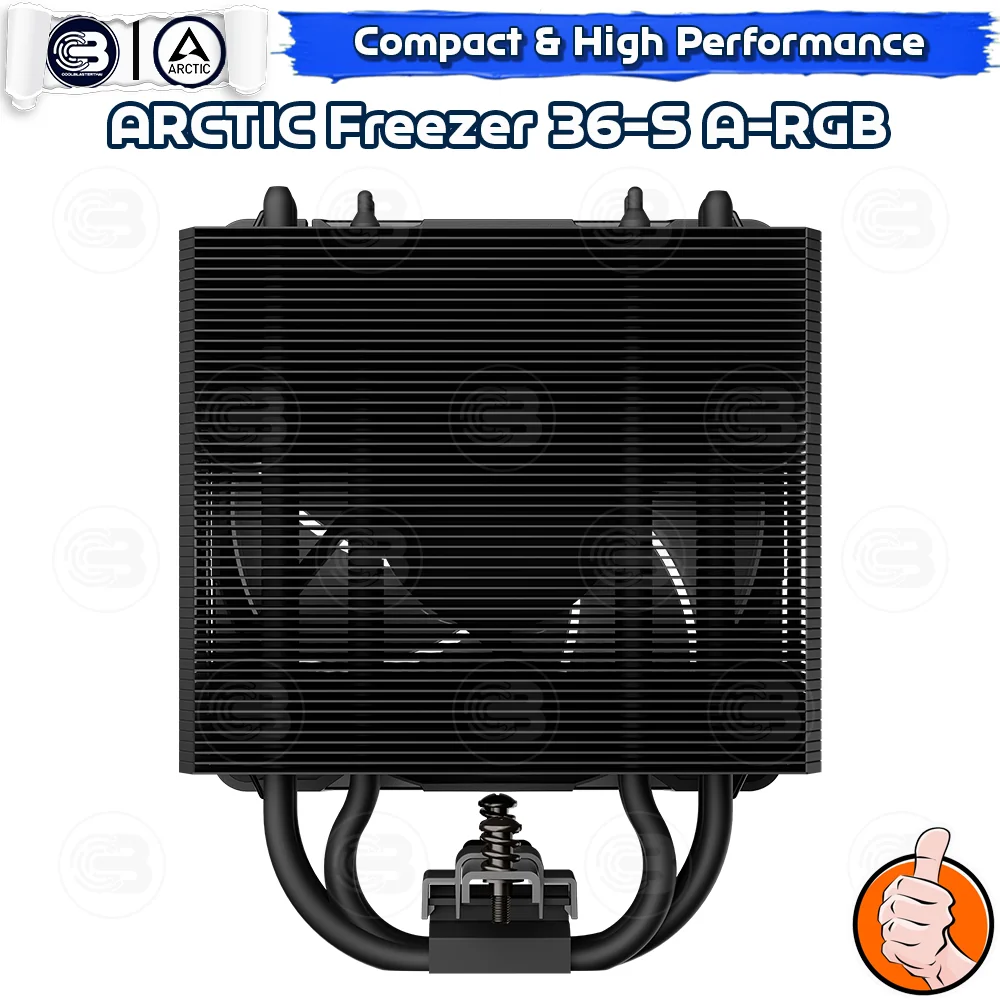 [CoolBlasterThai] ARCTIC FREEZER 36-S A-RGB BLACK CPU Air Cooler (LGA1851/1700/AM5/AM4)