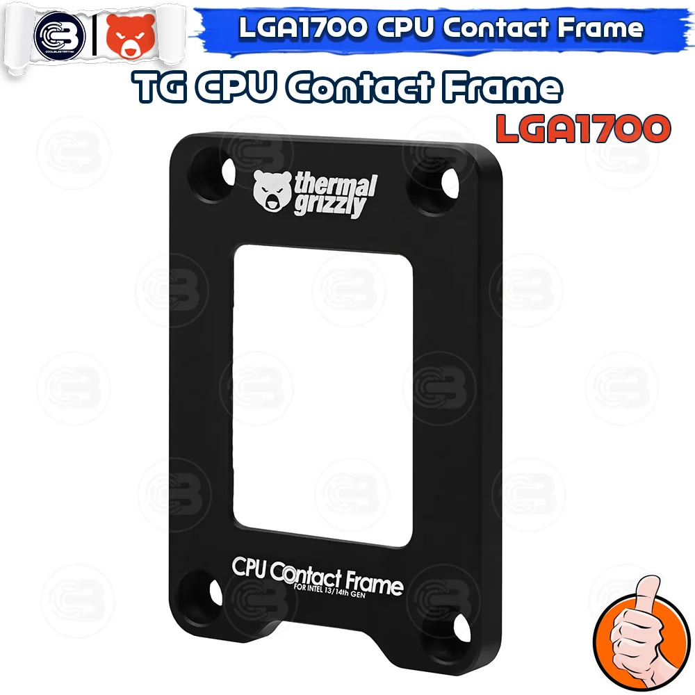 [CoolBlasterThai] THERMAL GRIZZLY INTEL LGA1700 13TH/14TH Generation CPU Contact Frame by der8auer (TG-CF-i13G) (เฟรม)