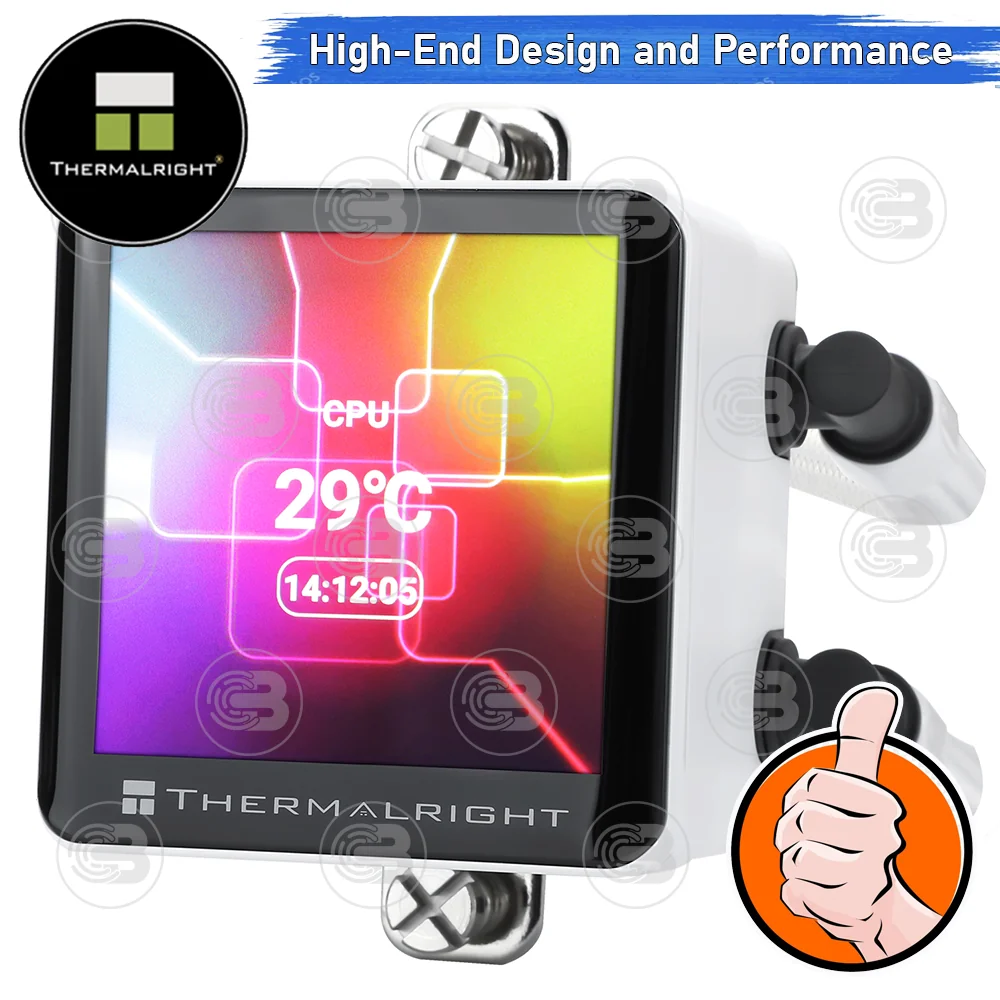 [CoolBlasterThai] Thermalright FROZEN VISION 240 WHITE ARGB AIO Liquid CPU Cooler (AM5/LGA1851 Ready) ประกัน 6 ปี (ชุดระบายความร้อน)