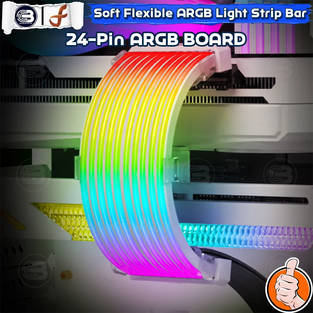 [CoolBlasterThai] Dark Forest CurveAurora Gen. IV 24-PIN A-RGB Board Soft Flexible Light Strip Bar