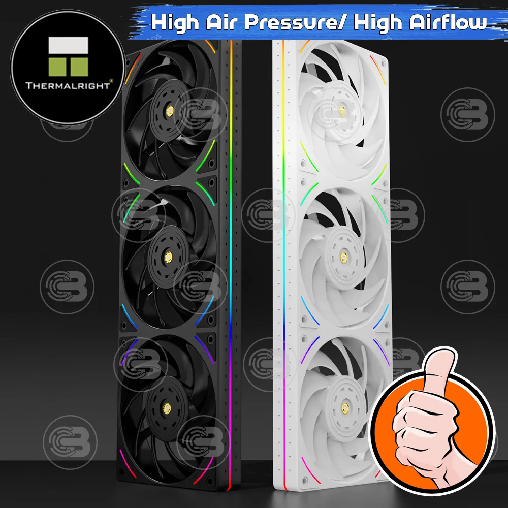 [CoolBlasterThai] Thermalright TL-UB36RW Row Reverse Fan Optimized Static Pressure ARGB (size 120 mm.) (พัดลม)
