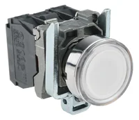 XB4BW31B5 : 24V LED Illuminated Pushbutton White (ปุ่มกด LED ส่องสว่าง 24V สีขาว) Schneider by MAX POWER-SHOP XB4BW31B5 : 24V LED Illuminated Pushbutton White (ปุ่มกด LED ส่องสว่าง 24V สีขาว) Schneider by MAX POWER-SHOP