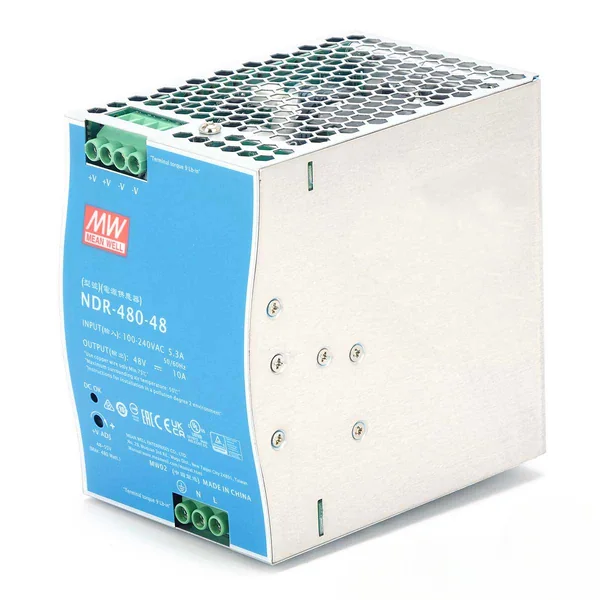 NDR-480-48 : 480W DIN Rail Power Supply 48V 10A Mean well by MAX POWER-SHOP NDR-480-48 : 480W DIN Rail Power Supply 48V 10A Mean well by MAX POWER-SHOP