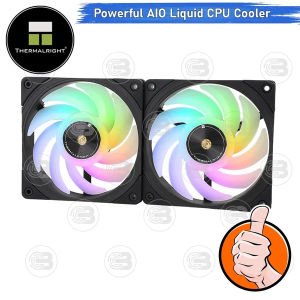 [CoolBlasterThai] Thermalright FROZEN HORIZON 360 BLACK ARGB AIO Liquid CPU Cooler (AM5/LGA1851 Ready) ประกัน 6 ปี image 8