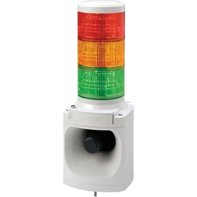 LKEH-302FV-RYG : MP3 Audible Alarm with Tower Light 100mm 24V DC Patlite by MAX POWER-SHOP image 2 LKEH-302FV-RYG : MP3 Audible Alarm with Tower Light 100mm 24V DC Patlite by MAX POWER-SHOP image 2