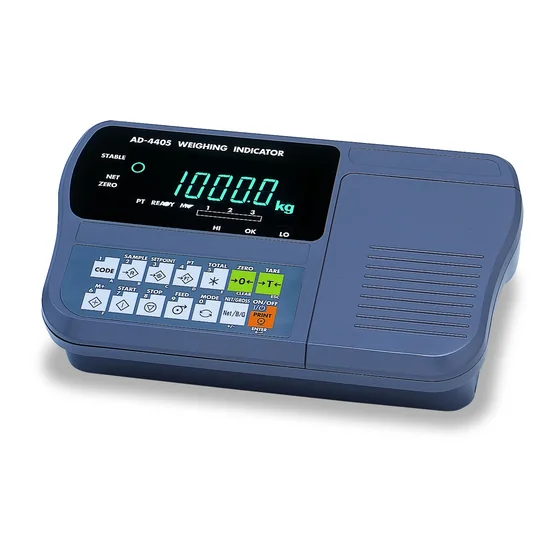 AD-4405A : Weighing Indicator – หัวอ่านเครื่องชั่งอุตสาหกรรม A&D by MAX POWER-SHOP image 2 AD-4405A : Weighing Indicator – หัวอ่านเครื่องชั่งอุตสาหกรรม A&D by MAX POWER-SHOP image 2