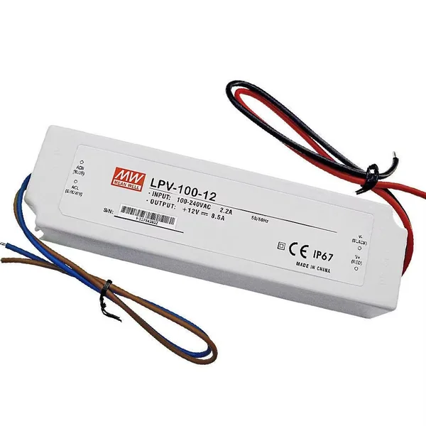 LPV-100-12 : Driver 100W O/P 12V 8A Mean Well by MAX POWER-SHOP image 2 LPV-100-12 : Driver 100W O/P 12V 8A Mean Well by MAX POWER-SHOP image 2