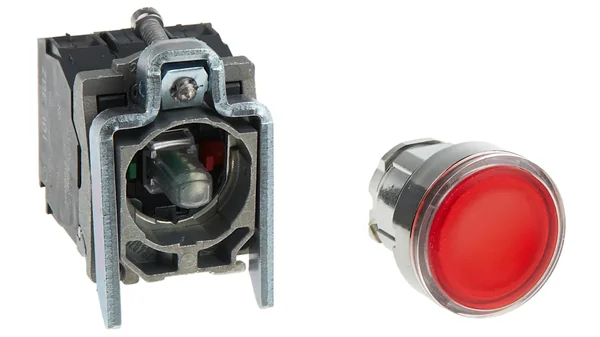 XB4BW34B5 : 24V LED Illuminated Pushbutton Red Schneider by MAX POWER-SHOP image 2 XB4BW34B5 : 24V LED Illuminated Pushbutton Red Schneider by MAX POWER-SHOP image 2