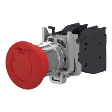 XB4BS8445GEX : Emergency Pushbutton Red 22mm 1NO+1NC Trigger Schneider by MAX POWER-SHOP