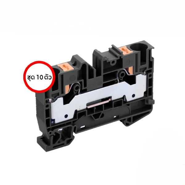 VTX-10/2B : Terminal Blocks 10mm 57A Black (ชุด 10 ตัว) TOGI by MAX POWER-SHOP image 2 VTX-10/2B : Terminal Blocks 10mm 57A Black (ชุด 10 ตัว) TOGI by MAX POWER-SHOP image 2
