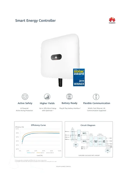 SUN2000-10KTL-M1 : Inverter 3 Phase 10 kW Huawei by MAX POWER-SHOP image 2 SUN2000-10KTL-M1 : Inverter 3 Phase 10 kW Huawei by MAX POWER-SHOP image 2