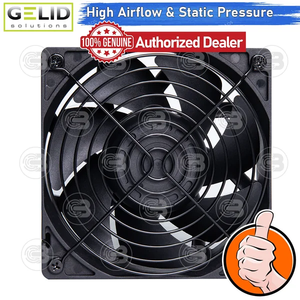[CoolBlasterThai] GELID GALE 3500 RPM PC FAN CASE size 120 mm. ประกัน 3 ปี (FN-GALE-01) image 1